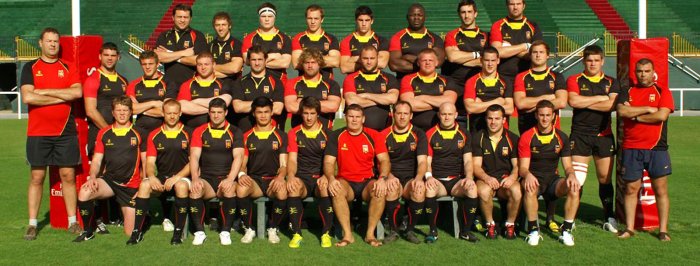 Le XV de Belgique à Dubaï, 13 ans plus tôt