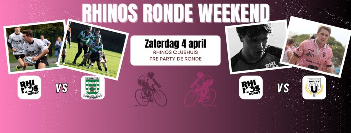 Rhinos Ronde weekend : een rugbyfeest in Oudenaarde, met een primeur